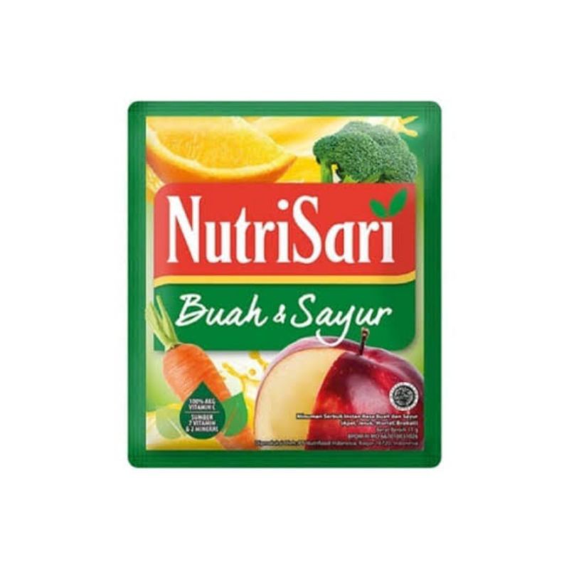 NUTRISARI RENCENG BUAH DAN SAYUR 11GRAM X 10PCS