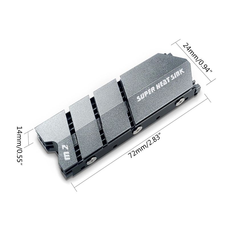 Bt Ultra-Tipis Untuk M.2 SSD Heat Sink M2 2280solid State Hard Disk Heatsink Aluminium