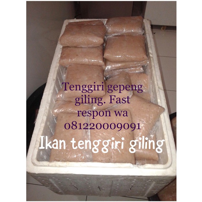 

Fresh Promo Ikan tenggiri gepeng giling.