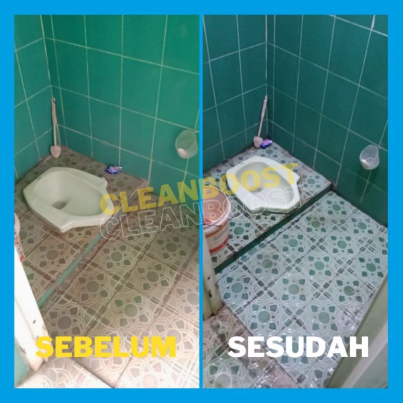 Clean Boost pembersih noda kerak keramik kamar mandi wc dapur kompor toilet membandel paling ampuh