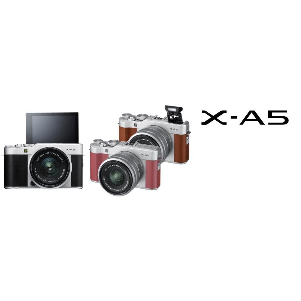 FUJIFILM X-A5 KIT 15-45MM OIS PZ - FUJI FILM XA5 XA-5 PAKET BONUS KAMERA VLOG-1