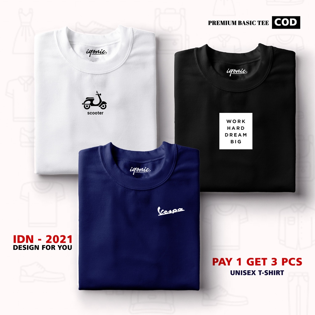 BUY 1 OR 3 PCS ( PROMO COD ) BROTHER STORE / Kaos Distro100% Catoon Combed 24s Tebal / Scooter