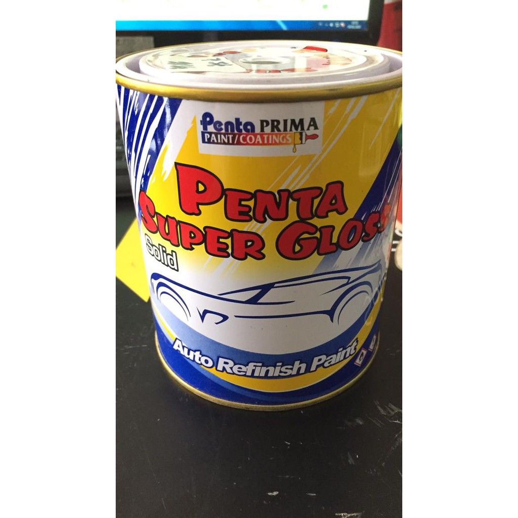 

Cat Penta Super Gloss NC warna Black Doff/flat @ 1kg