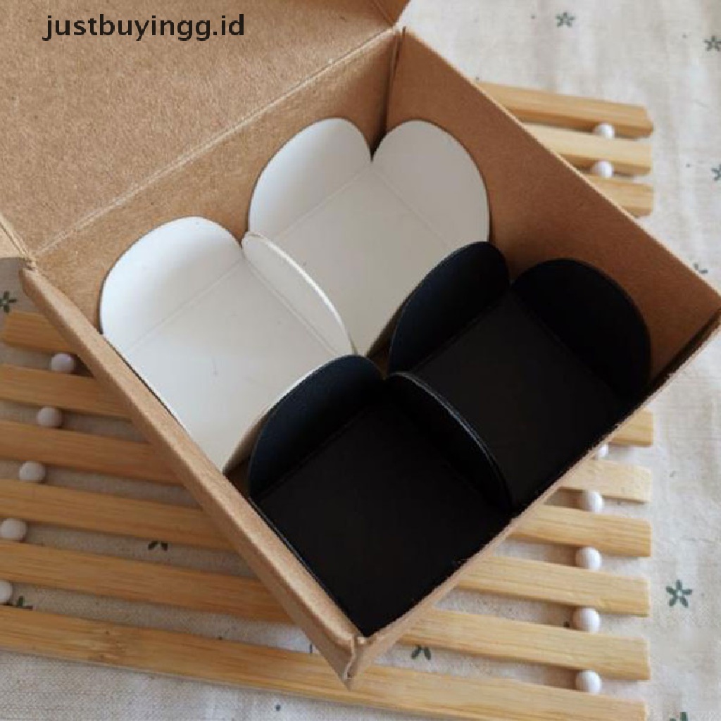 [justbuyingg.id] Kraft Paper Chocolate Spacer Chocolate Candy Tray Paper Dessert Chocolate Base ID