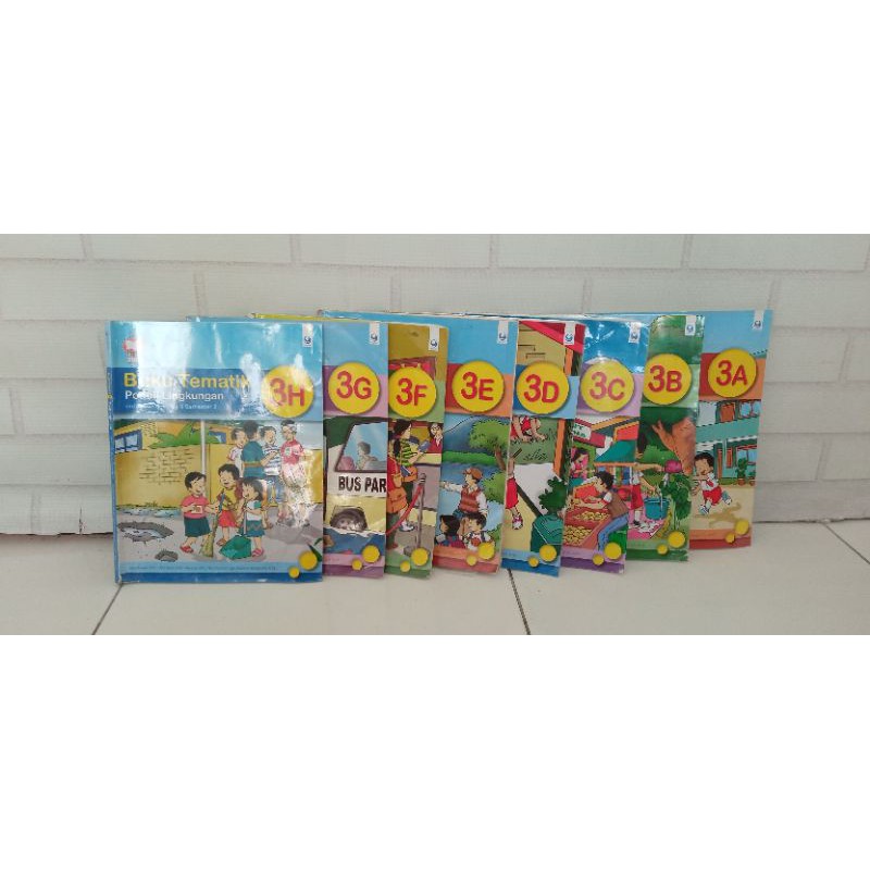 Buku Teks Tematik Terpadu Yudhistira 3EFGH SD Bekas