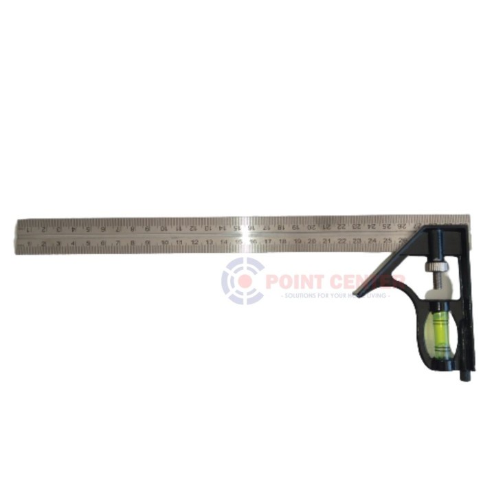 

TERBAIK IGM IS-019 PENGGARIS SIKU KOMBINASI WATERPASS STAINLESS 30CM