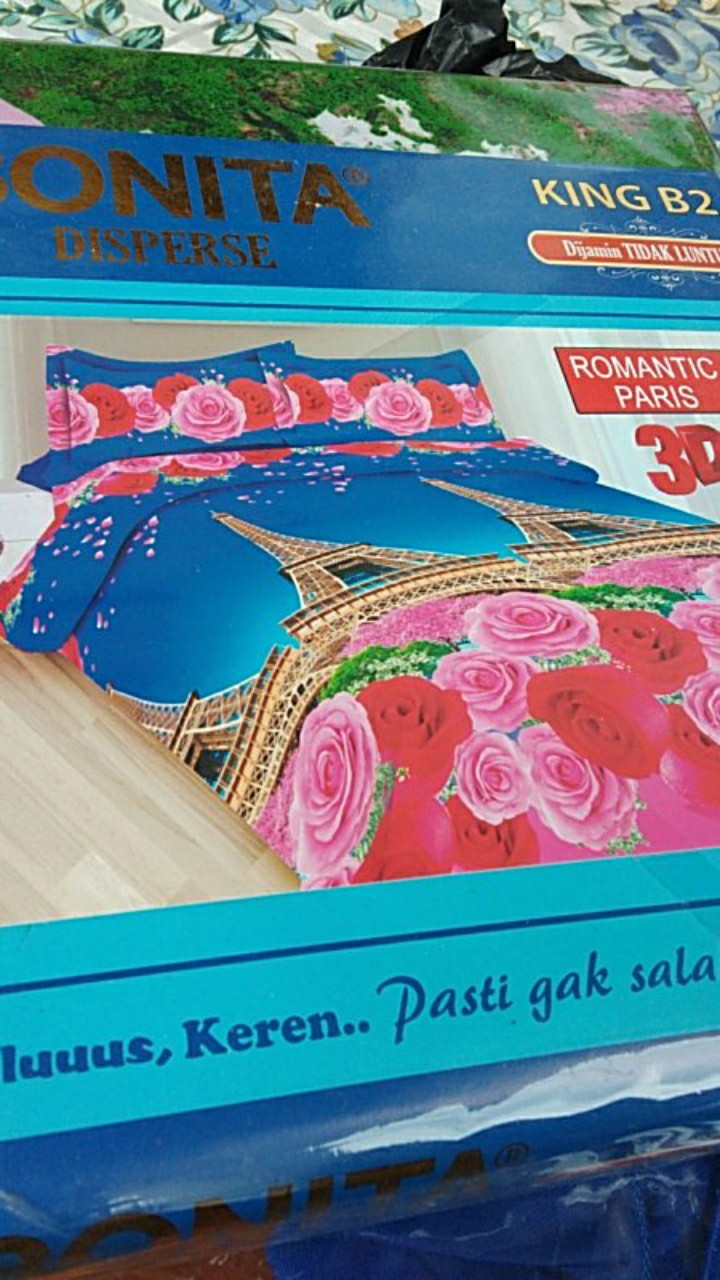 Sprei Bonita B2 [green Tulip, Nikita, Holland Tulip, Viviane, Khayana, Cactus]