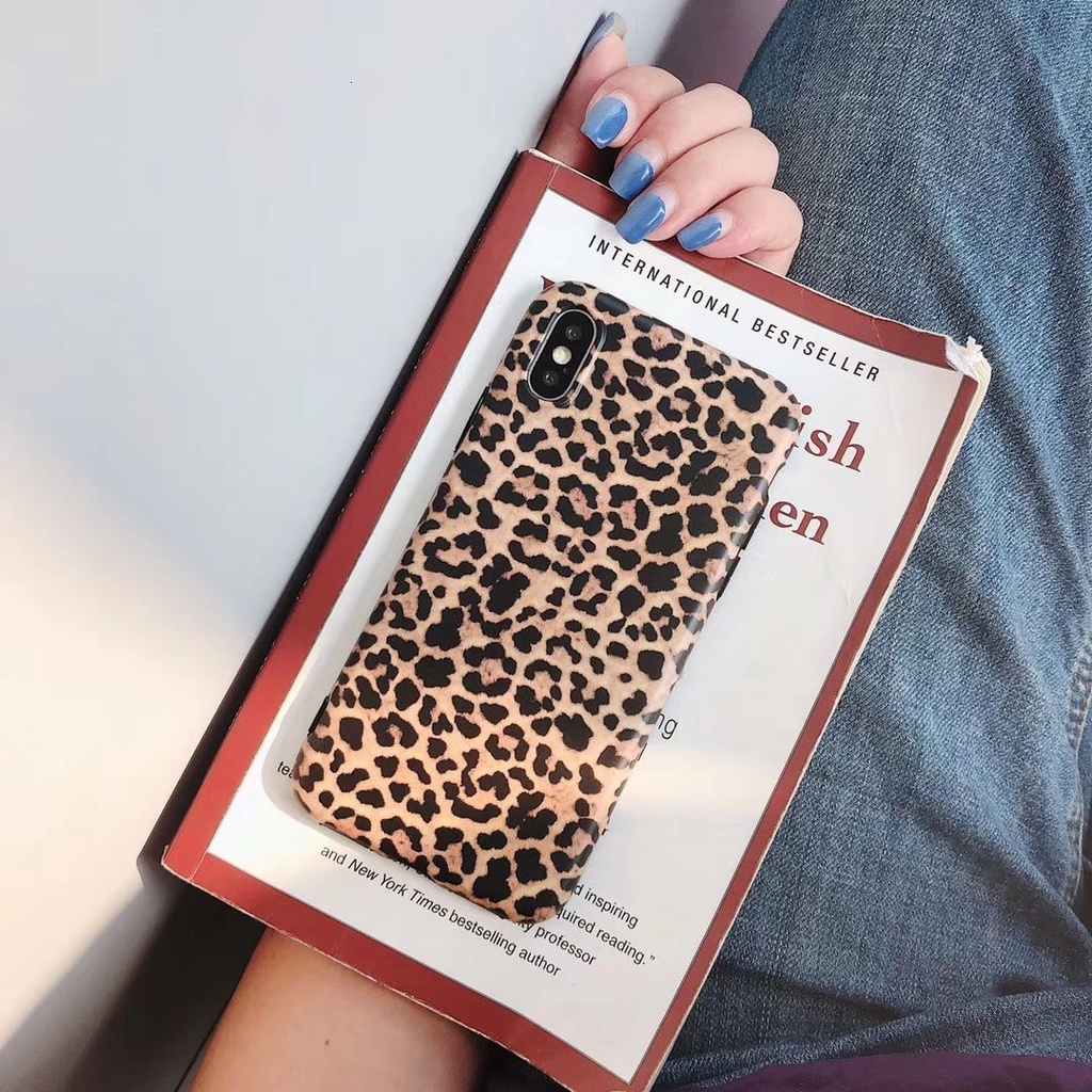 casing iPhone7plus 8plus Leopard Print iPhoneXS 11 11ProMax Silicone Phone Case
