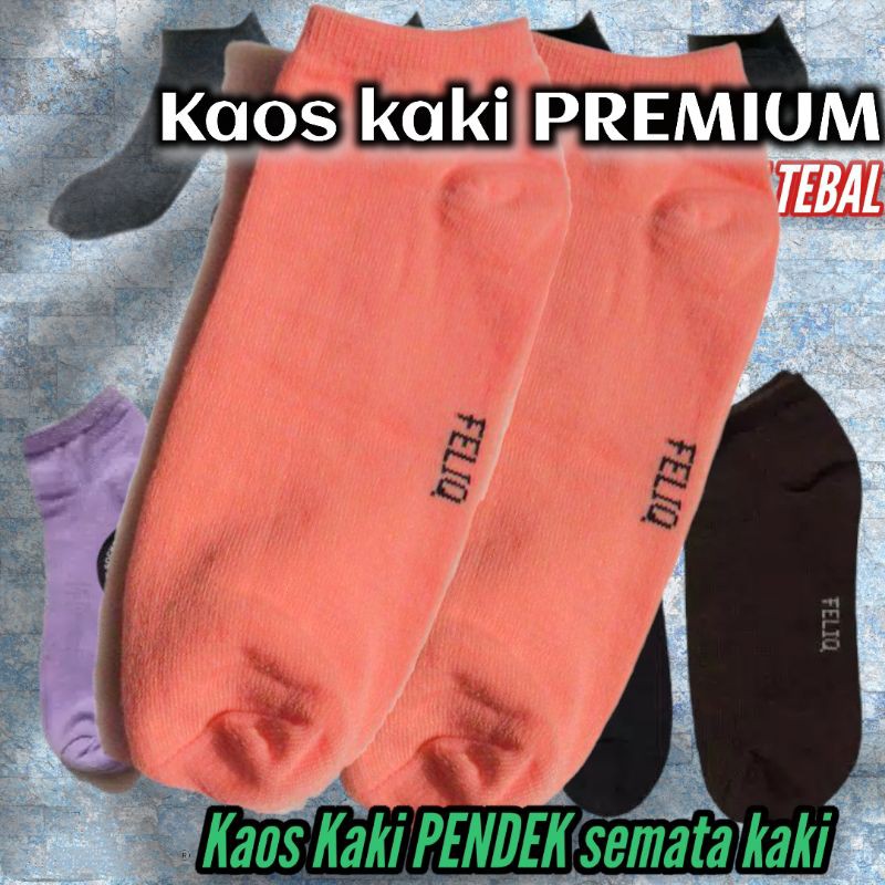 Kaos kaki pendek/kaos kako semata kaki spandek premium tebal anti bakteri