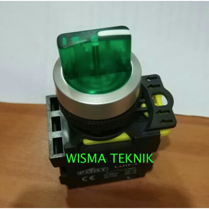 Jual Selector Switch 2 Posisi Led Hijau FORT LA115-A5-10XD | Shopee ...