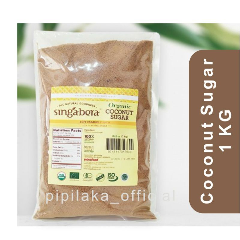 

Singabera Organic Coconut Sugar (Gula Kelapa Organik) 1 Kg