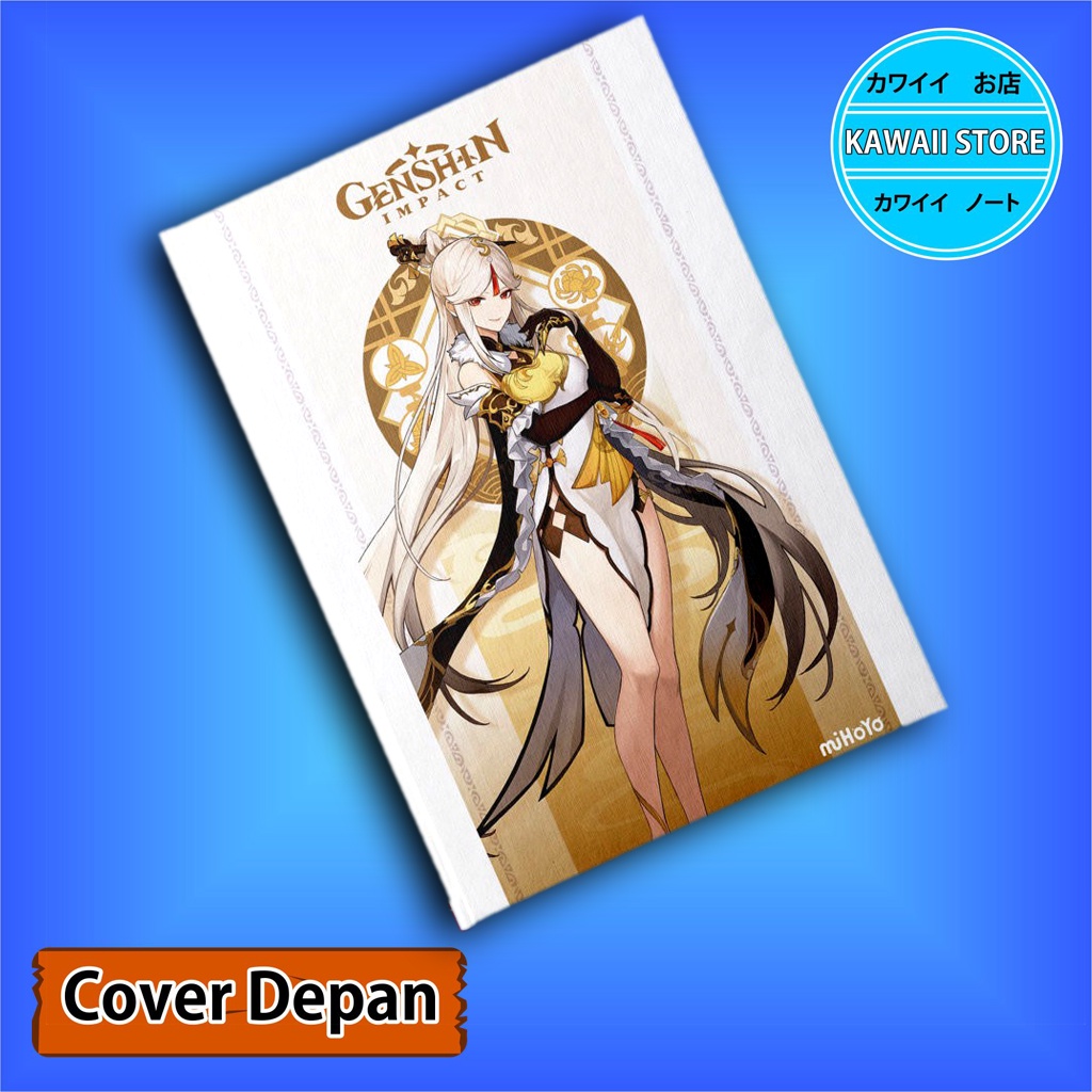 

Notebook / Pocket book Hard Cover Anime Game Genshin Impact NINGGUANG uk A5 & A6 / Notes Book
