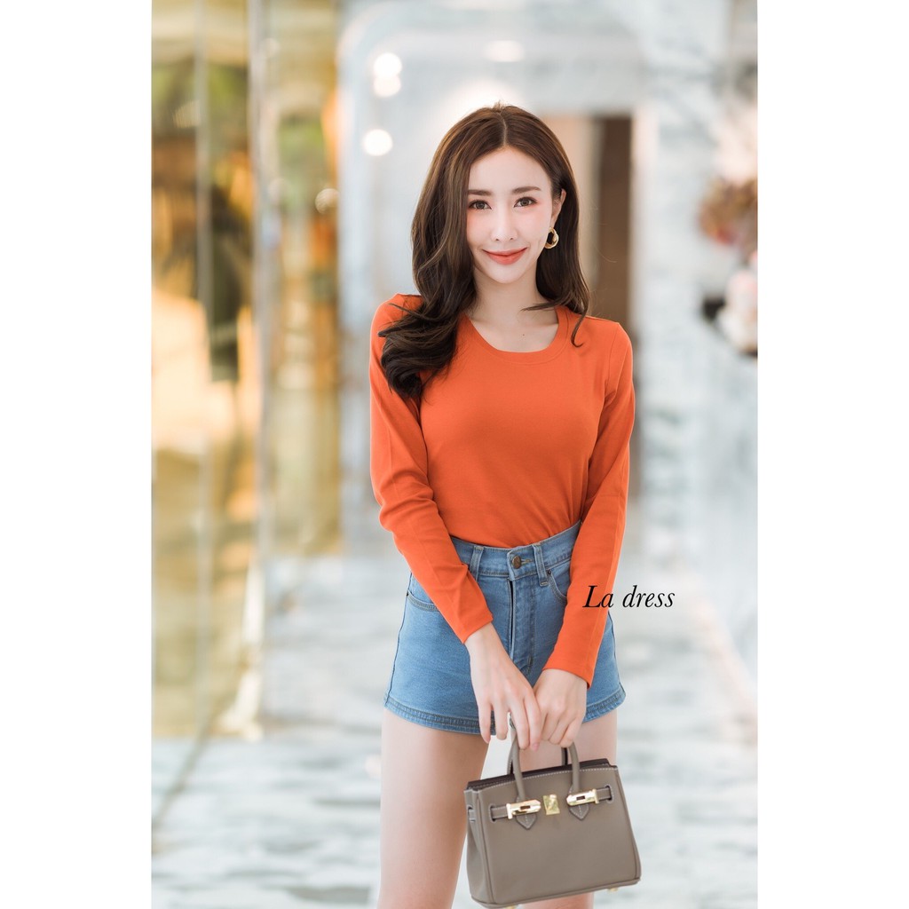 La Dress | Kaos RoundNeck Lengan Panjang || Original Import Bangkok