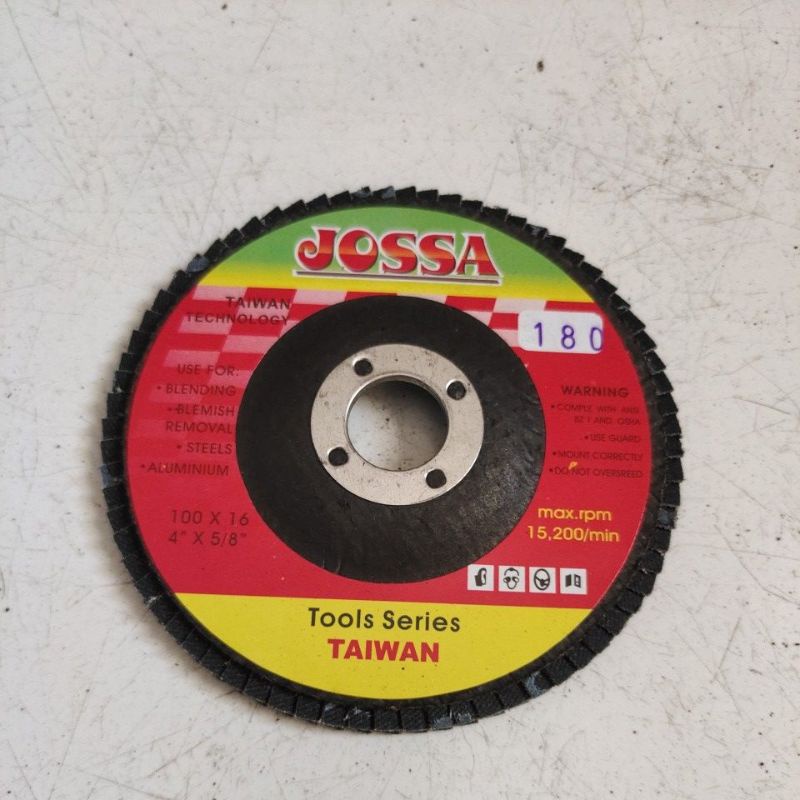 JOSSA amplas plap disk grit 180 / JOSSA amplas susun #180