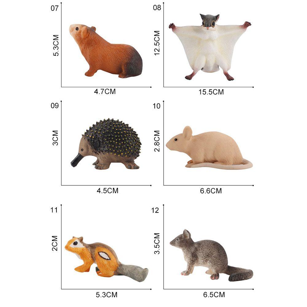 Nanas Model Hewan Liar Murine Simulasi Mainan Anak Action Figure