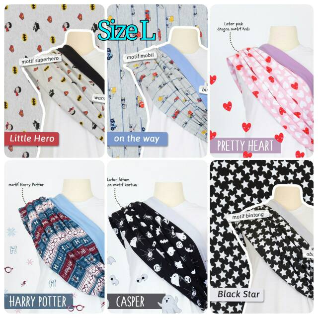 Gendongan kaos Geos Elephas