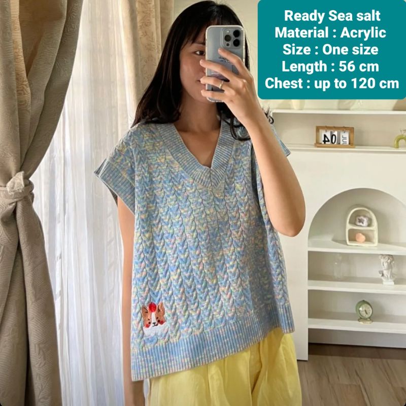 Ready Bebeplum Ice Cream Vest Sea Salt