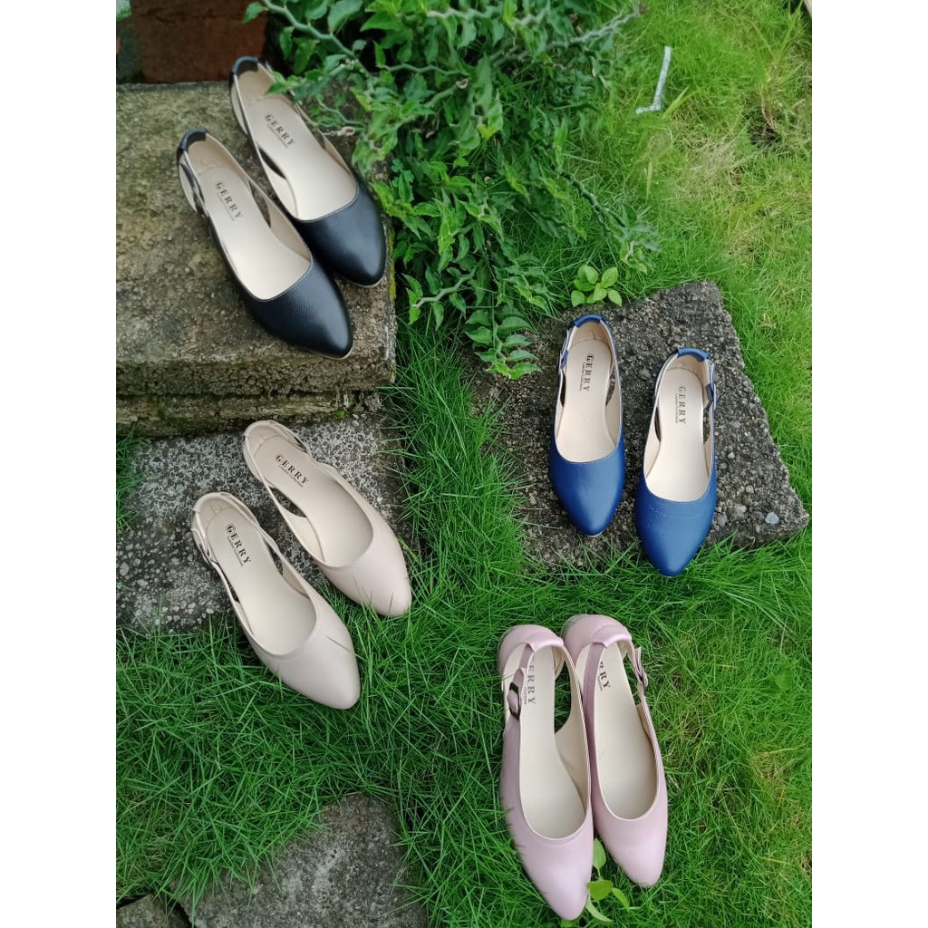 elora sepatu sendal kulit