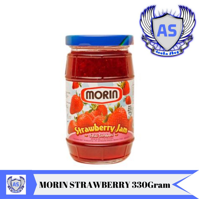 

SELAI STRAWBERRY JAM MORIN 330g / rasa Stroberi selai