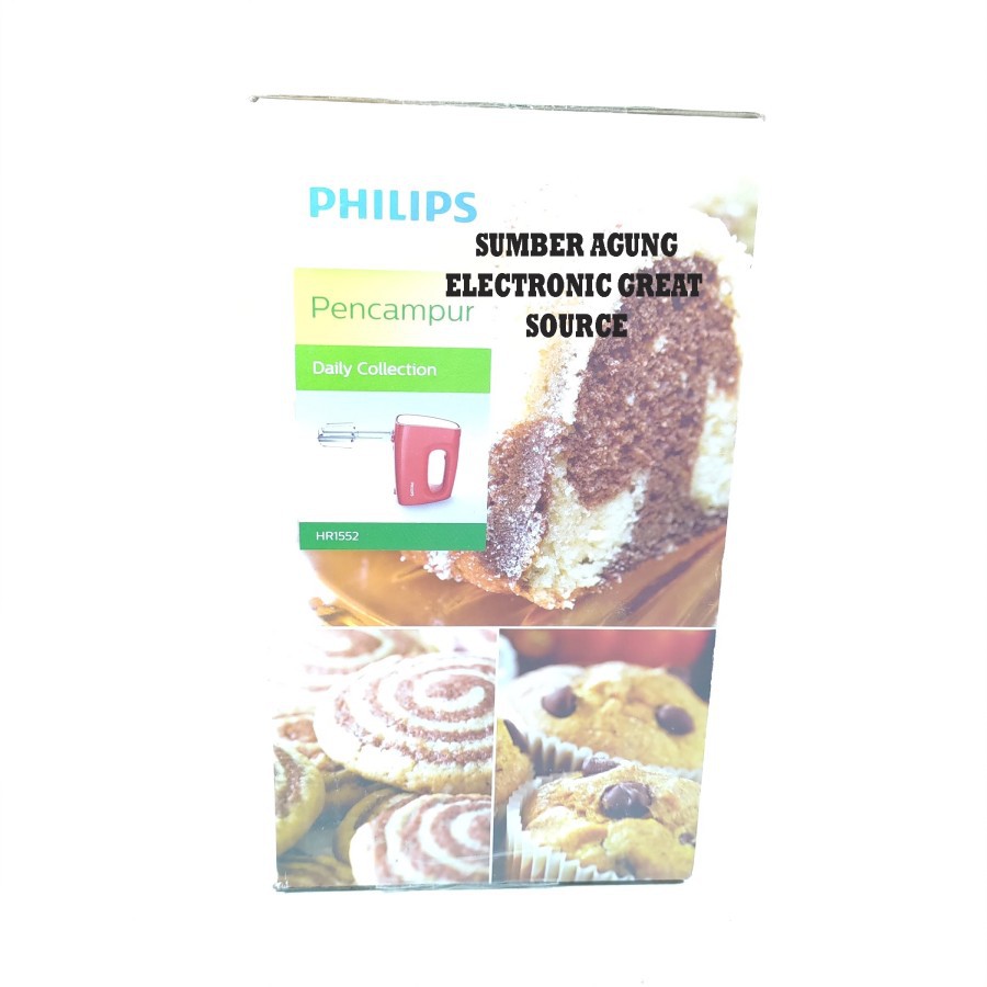 Philips Mixer Tangan HR1552 1552 Pencampur Adonan Kue Berkualitas Berg