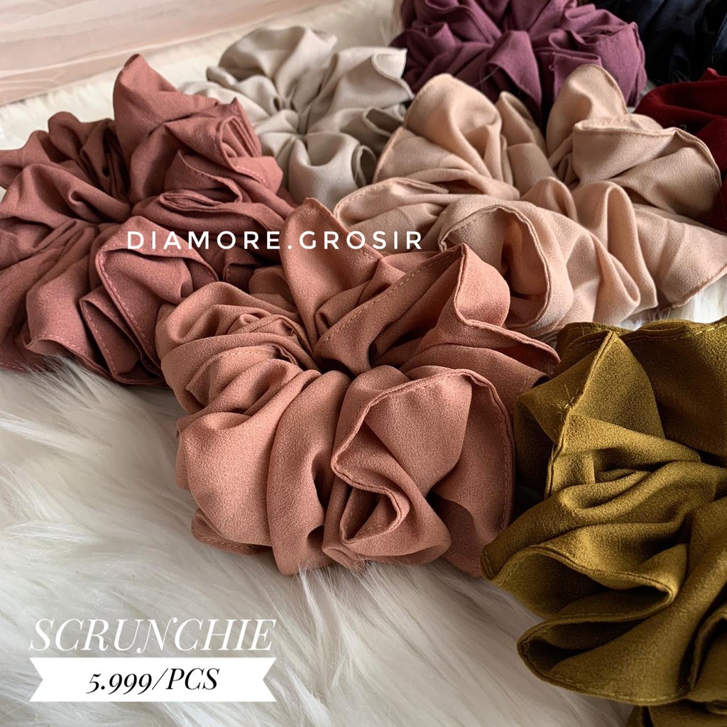 Jual SCRUNCHIE SIZE BESAR / CEPOL HIJAB / IKAT RAMBUT HIJAB DIAMORE