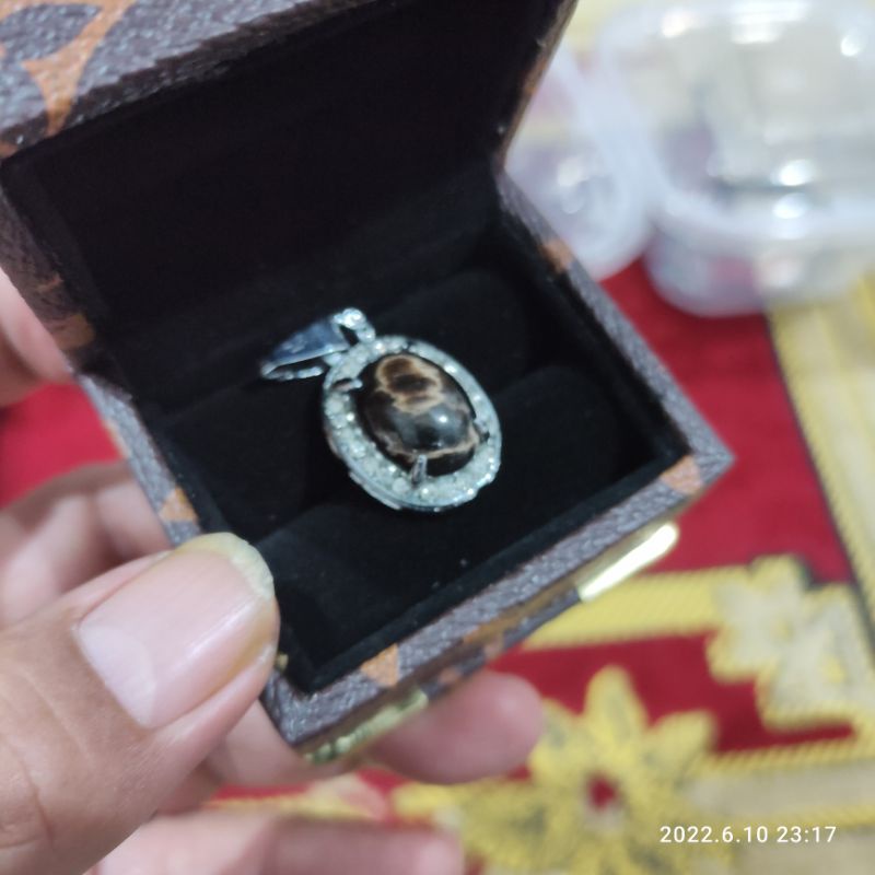 Liontin fosil Galih Kelor Asli Aktif bisa tes powerny