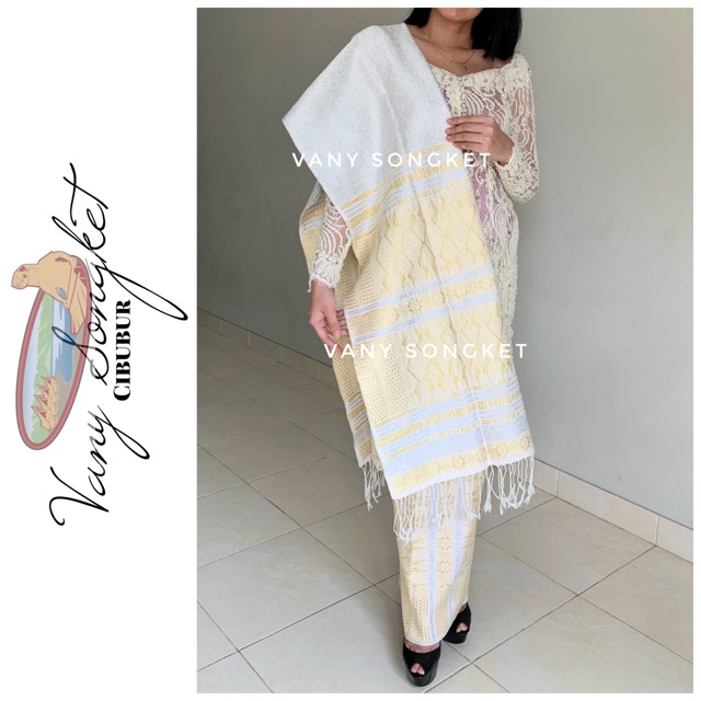 TUMTUMAN BENANG KRISTAL ASLI BATAK TENUN VANY SONGKET ORIGINAL