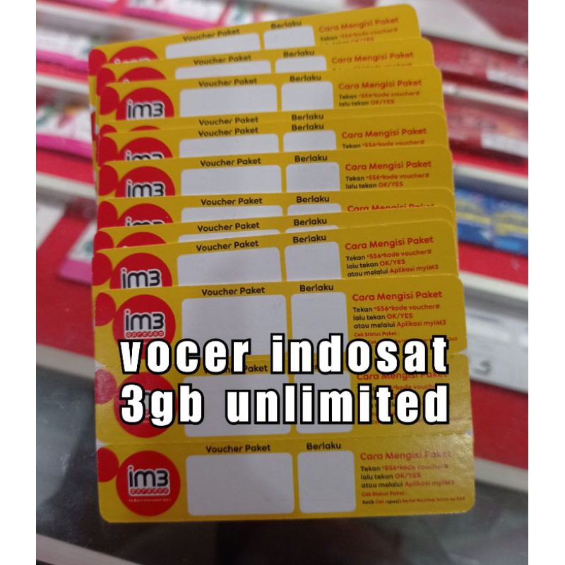 Kirim kode voucher 3gb unlimited