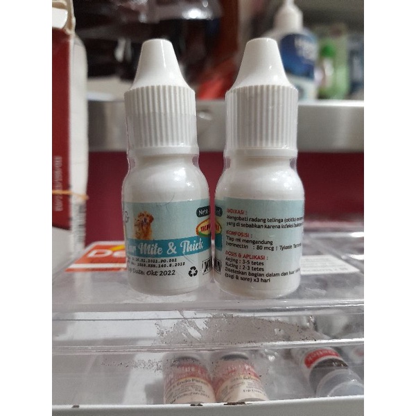 Kj Obat Tetes kutu Ear Mite &amp; Tick 5ml