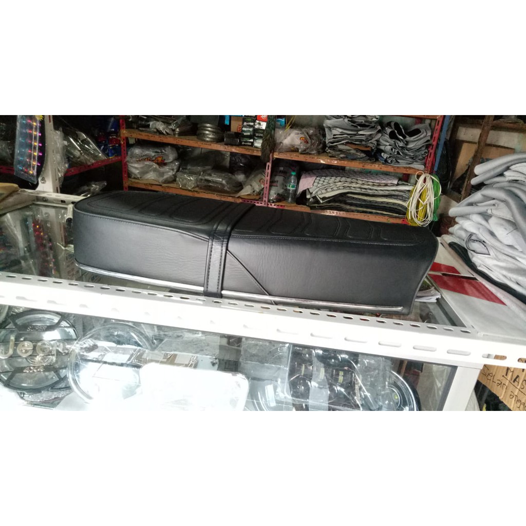Jok Motor CB Glatik Cb 100 model Standart lengkap sabuk