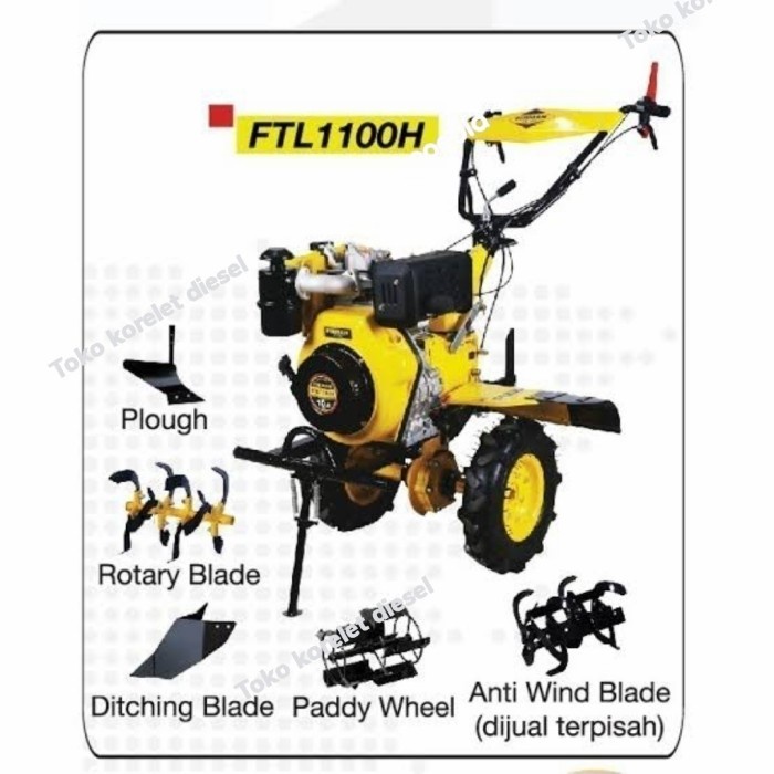 Traktor ladang & Sawah FIRMAN FTL1100H Diesel Solar