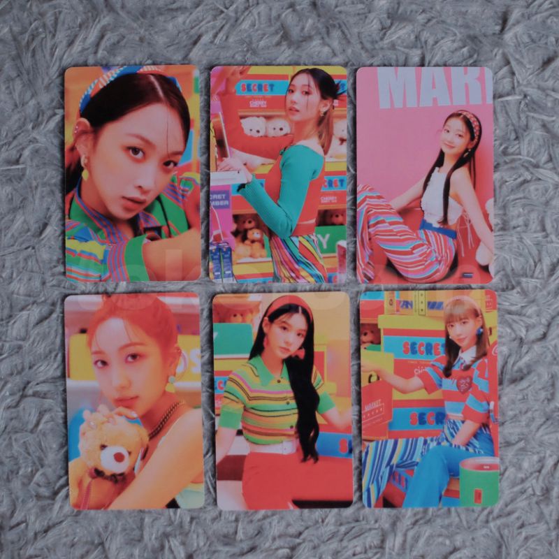 Photocard Secret Number Fire Saturday | Dita Jinny Lea Soodam Minji Zuu