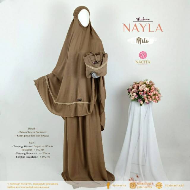 Mukena Nayla Rayon Premium by Nacita