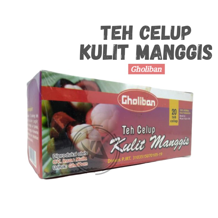 

Teh Kulit Manggis (Gholiban) / Teh Celup Herbal Kulit Manggis isi 20 #YA93