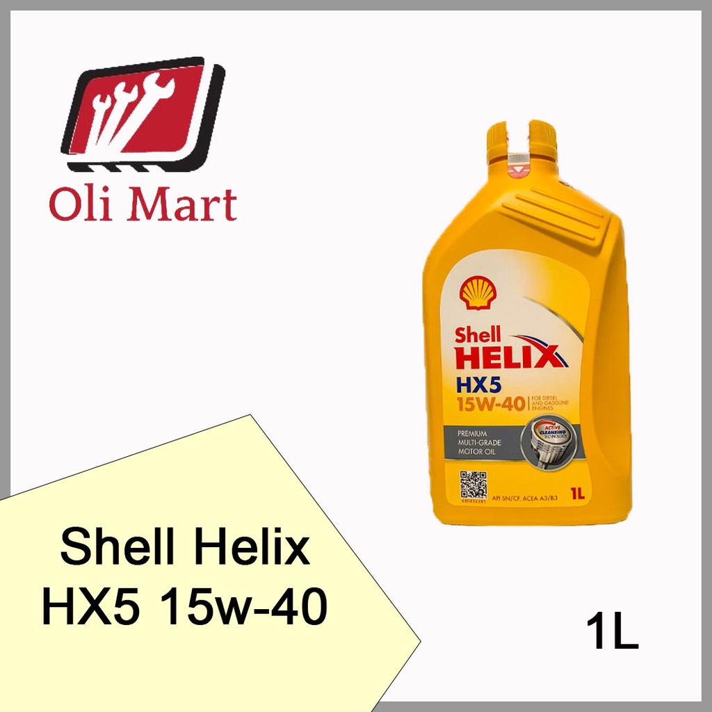 Jual Oli Shell Helix Hx5 15w40 1L Shopee Indonesia