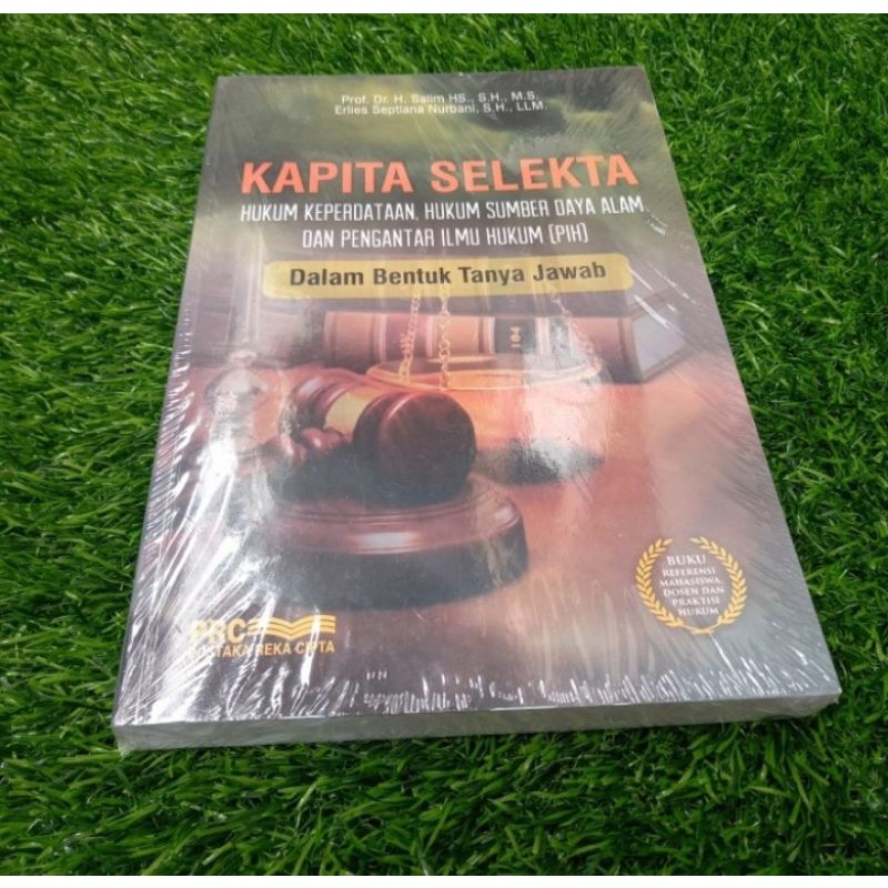 Jual Buku Kapita Selekta Hukum Keperdataan Hukum Sumber Daya Alam Ilmu