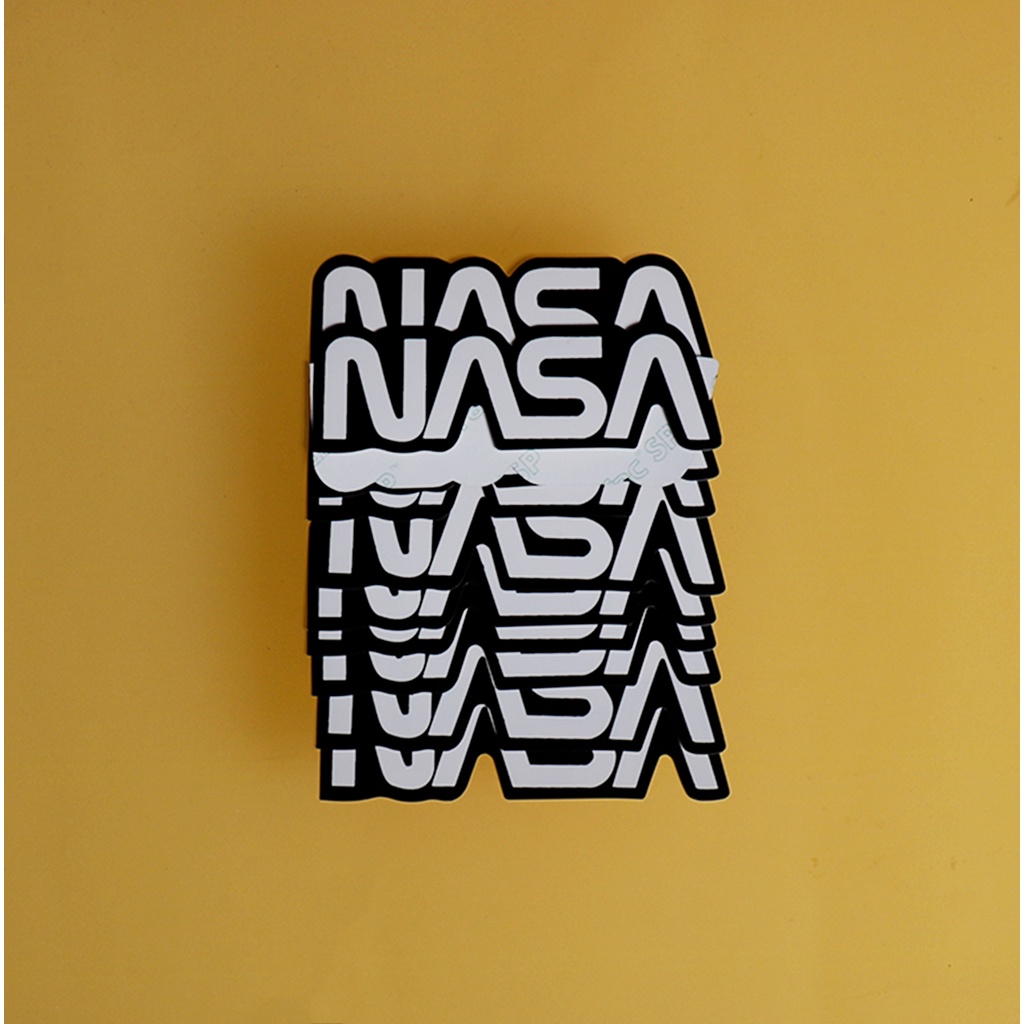 STIKER GRAFTAC - NASA - STIKER AESTHETIC LAPTOP, AKSESORIS HP, ANTI AIR, MOTIF,HELM.