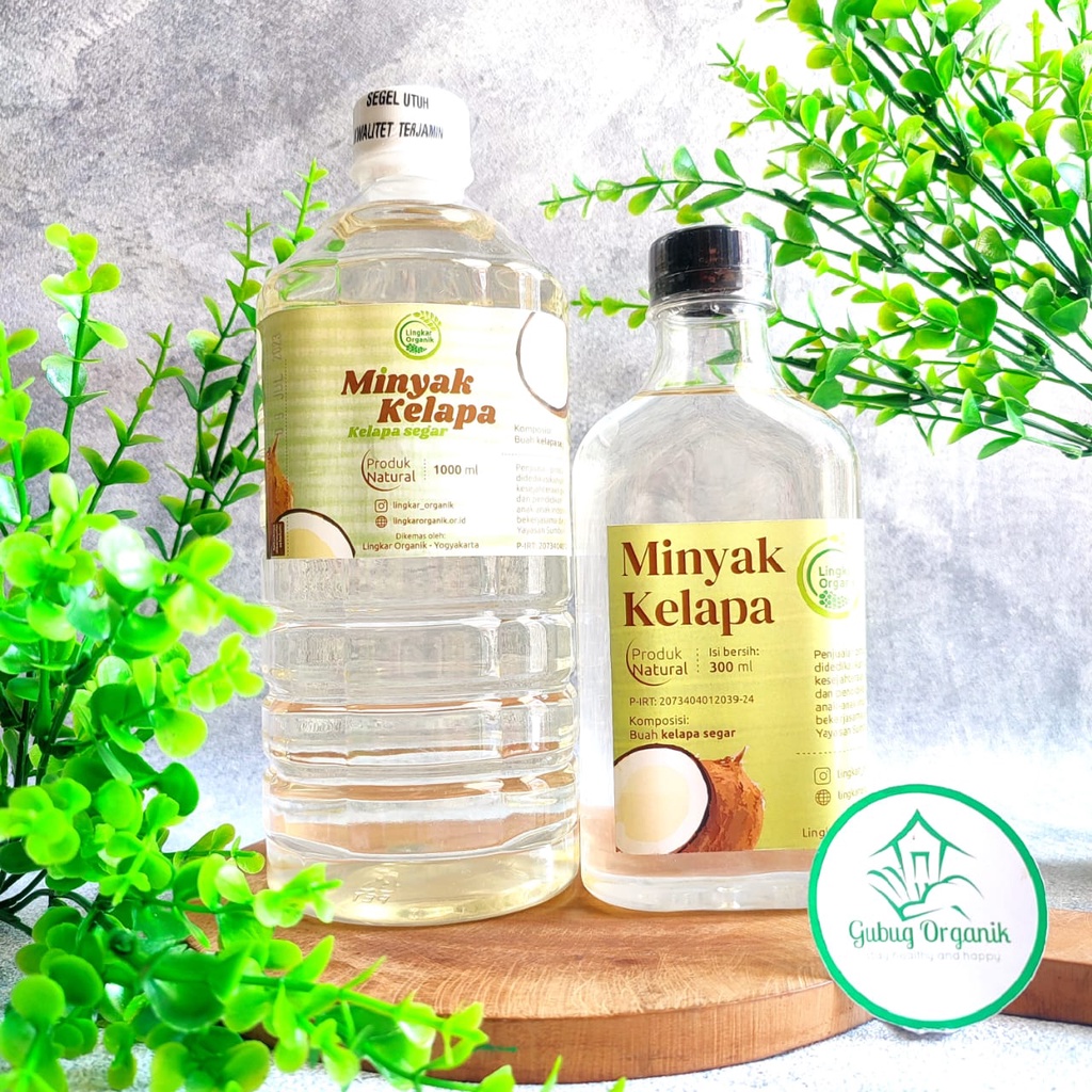 

Minyak Kelapa Murni Lingkar Organik Coconut Oil 1 L / Minyak Goreng Kelapa Segar
