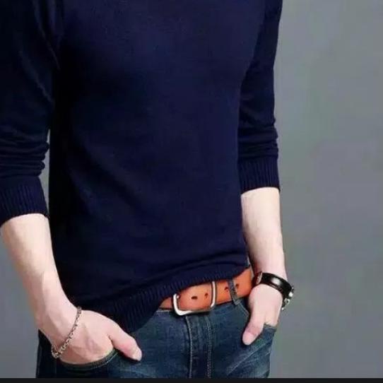 ☃ UK XL XXL SWEATER TURTLENECK PRIA/SWEATER RAJUT/SWEATER RAJUT MODEL TURTLENECK/BAJU LEHER PANJANG/