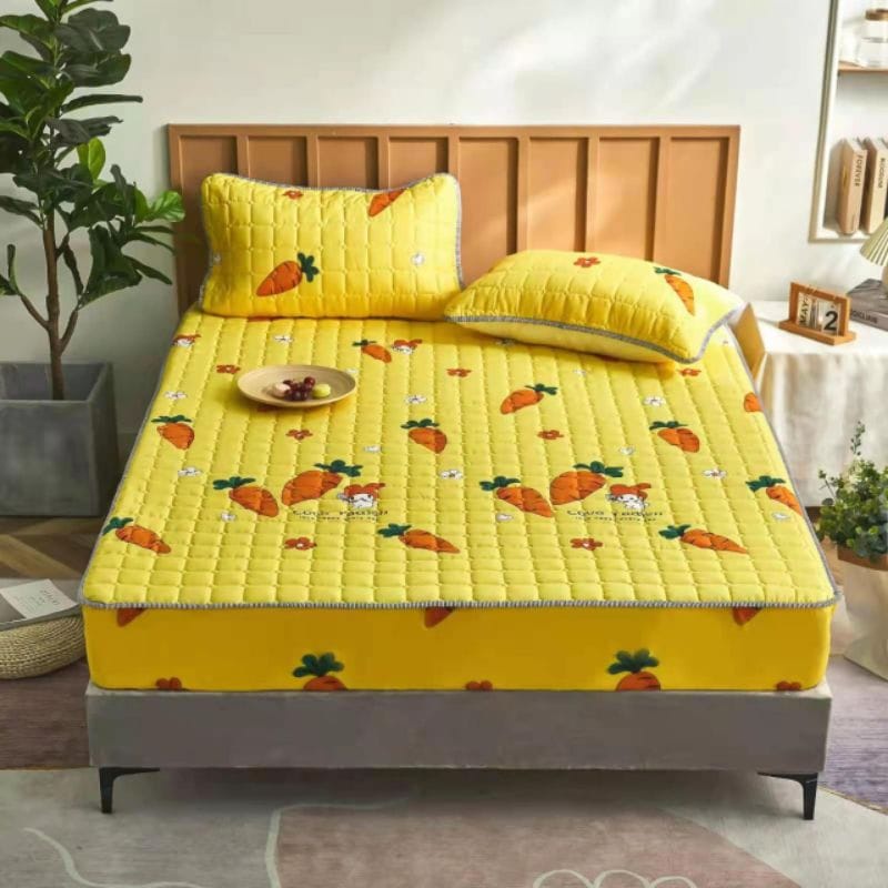Sprei import sultan aestetik waterproof anti ompol motif karakter murah 160x200 180x200