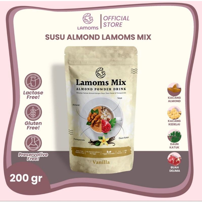 

Susu Almond Lamoms Mix - Rasa Vanilla