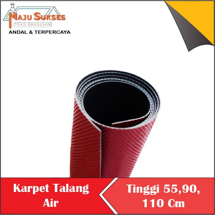 KARPET TALANG AIR ATAP ANTI BOCOR PLASTIK ALUMINIUM 90 CM TEBAL