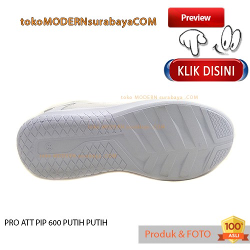 PRO ATT PIP 600 PUTIH PUTIH Sepatu pria casual sneakers