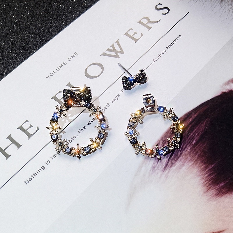 Anting （E306）Gantung Mutiara Air Tawar Lapis Silver Sterling 925 untuk Fashion Wanita Mutiara anting