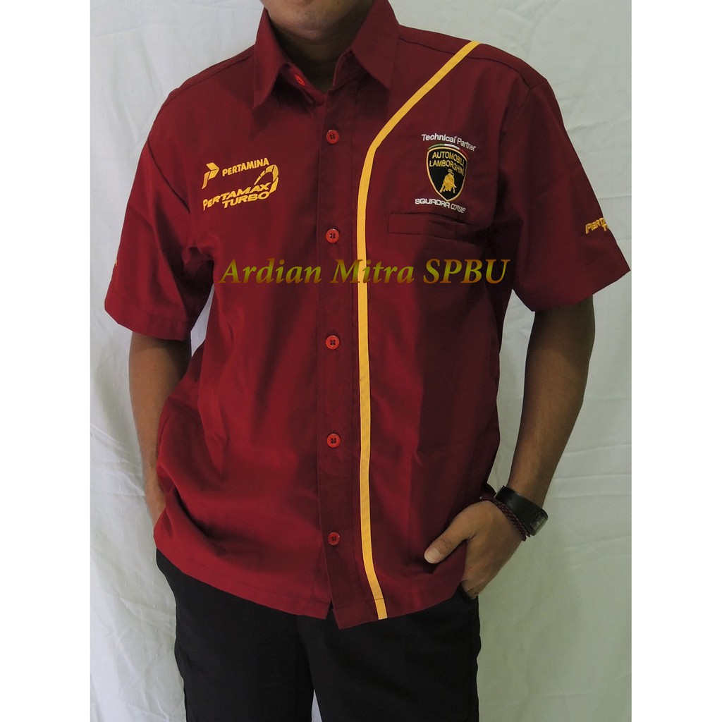 Baju Pertamax Turbo Marun