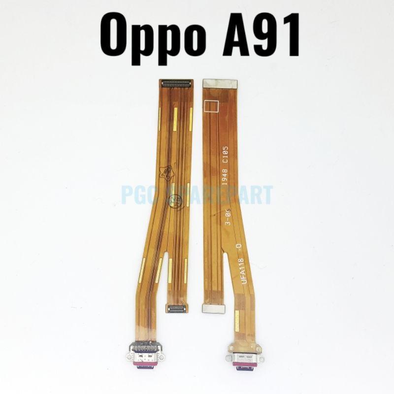 Fleksibel Flexibel Flexible Papan PCB Con Cas Con TC Konektor Charger OPPO RENO 3 - OPPO A91