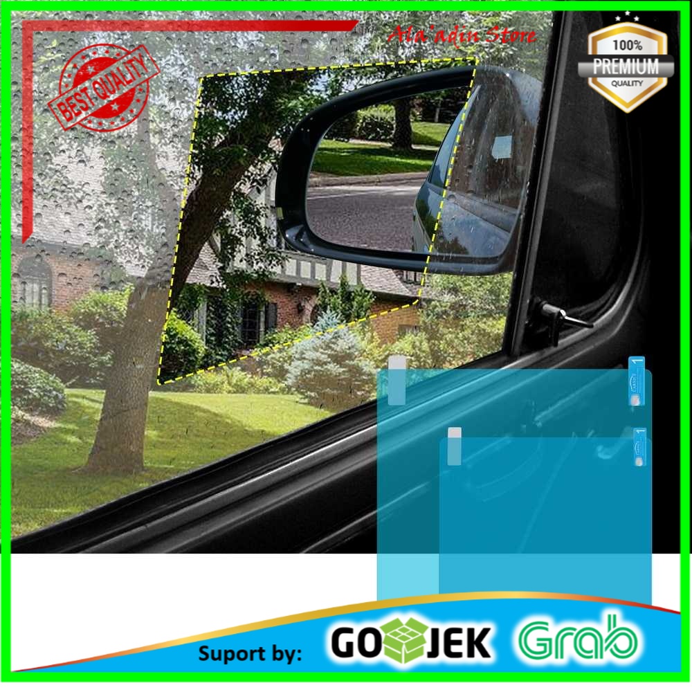 OTOHEROES Sticker Anti Fog Spion Mobil Waterproof Film 20x16cm 2PCS