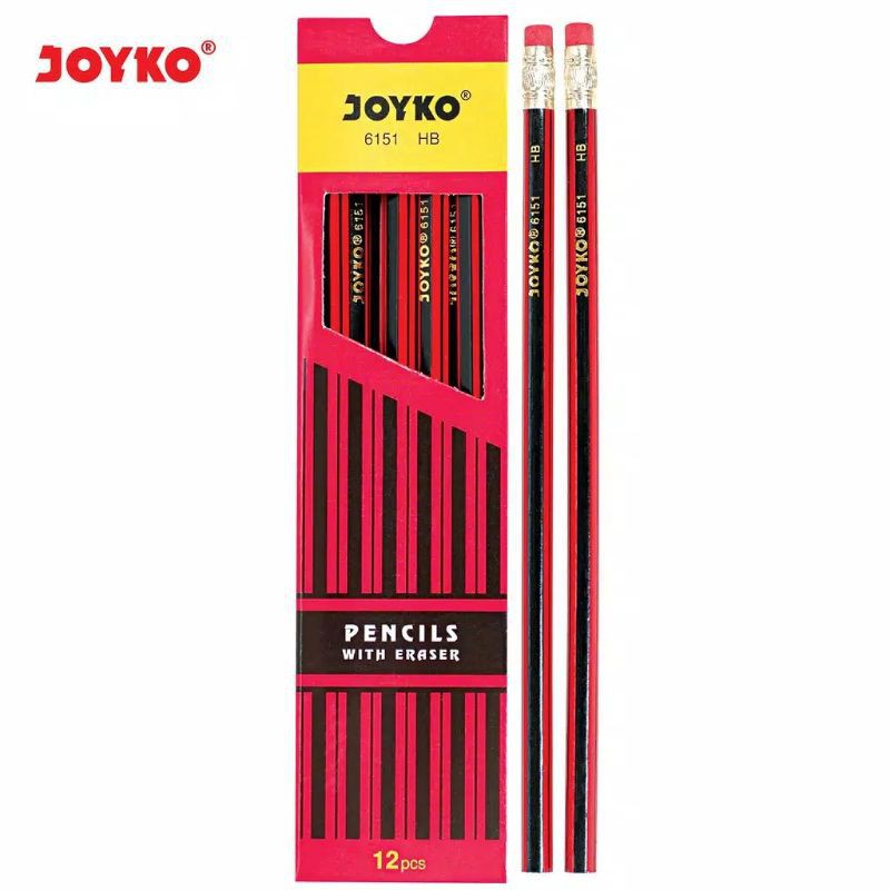 

PENSIL JOYKO HB 6151 / Pensil Kayu HB Joyko HB 6151