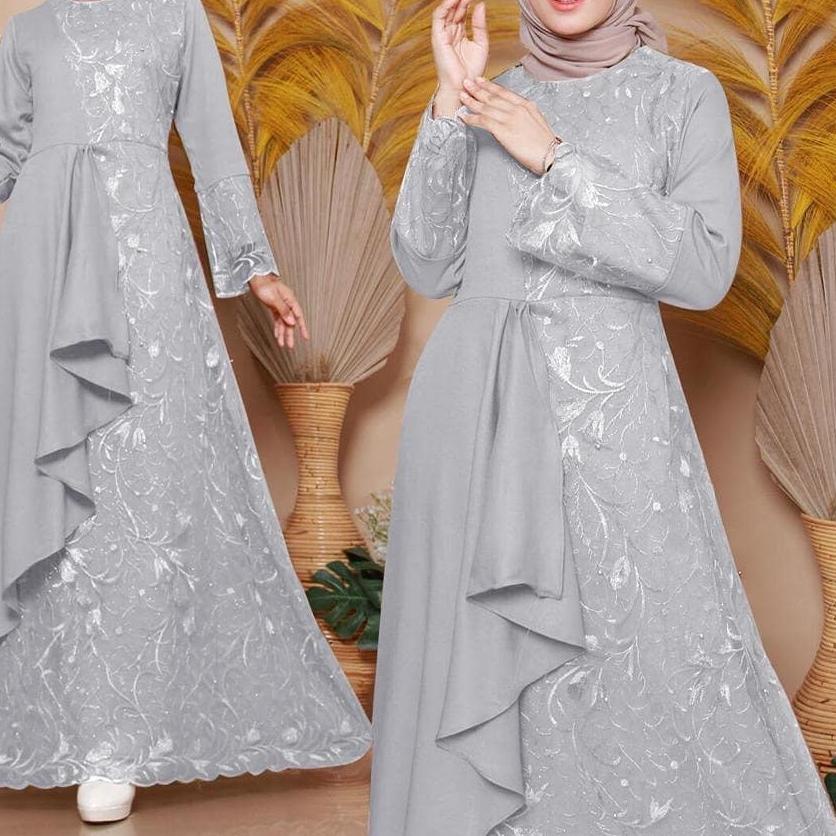 ► zolana dress / gamis brukat indahlia ☺
