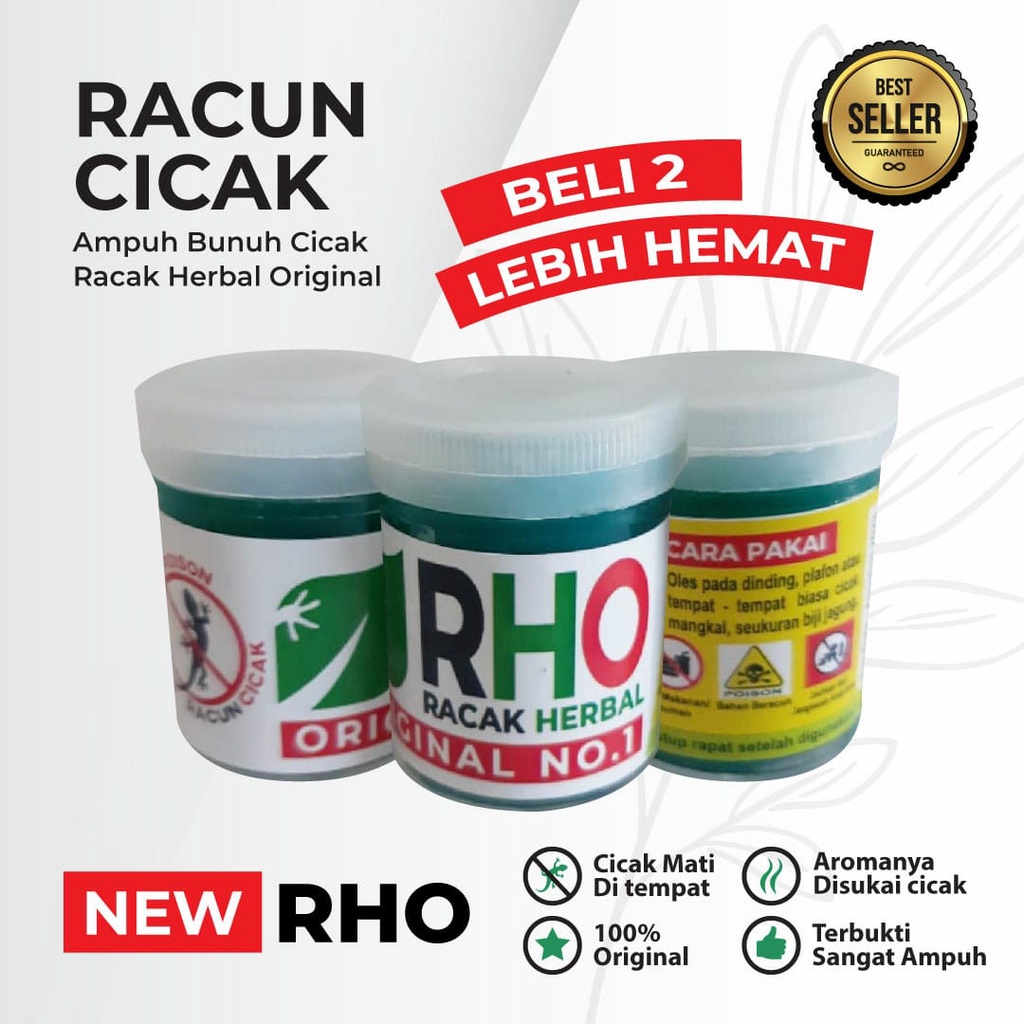 (COD) NEW Racun Cicak Racak Herbal 3 In 1 Terbukti Ampuh dan Terlaris Pembasmi Cecak Kecoa dan Tokek Hama Sarang Burung Walet Original No Obat Oles RHO Murah